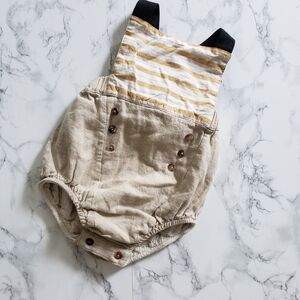 POPELIN Spain Sailor Stripe Romper Playsuit Baby